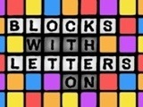 Blocks With Letters On